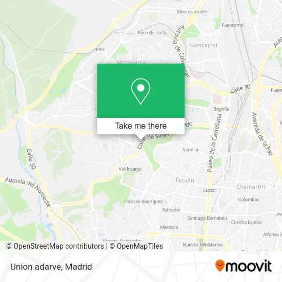 mapa Union adarve