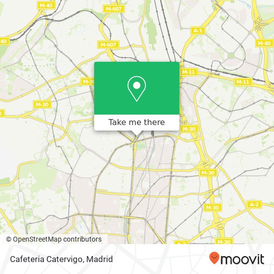 Cafeteria Catervigo map