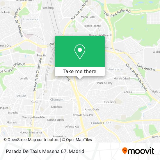 Parada De Taxis Mesena 67 map