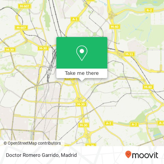 Doctor Romero Garrido map