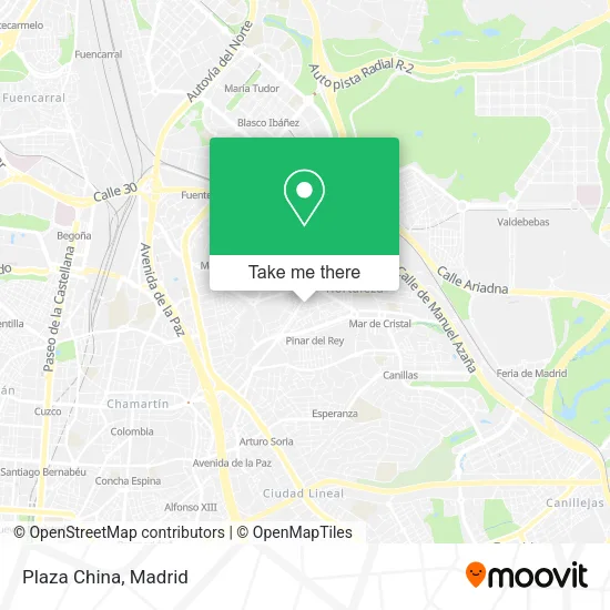 Plaza China map