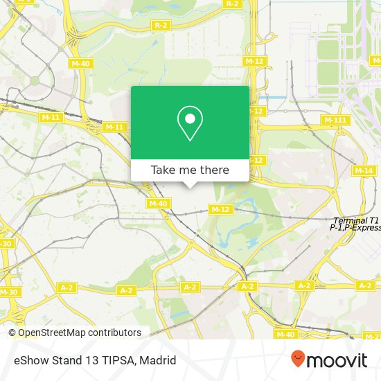 eShow Stand 13 TIPSA map