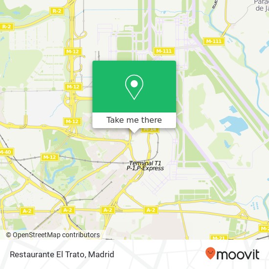 Restaurante El Trato map