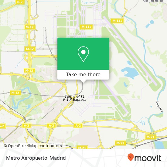 mapa Metro Aeropuerto