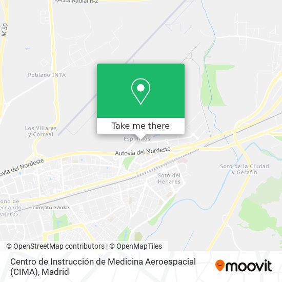 Centro de Instrucción de Medicina Aeroespacial (CIMA) map