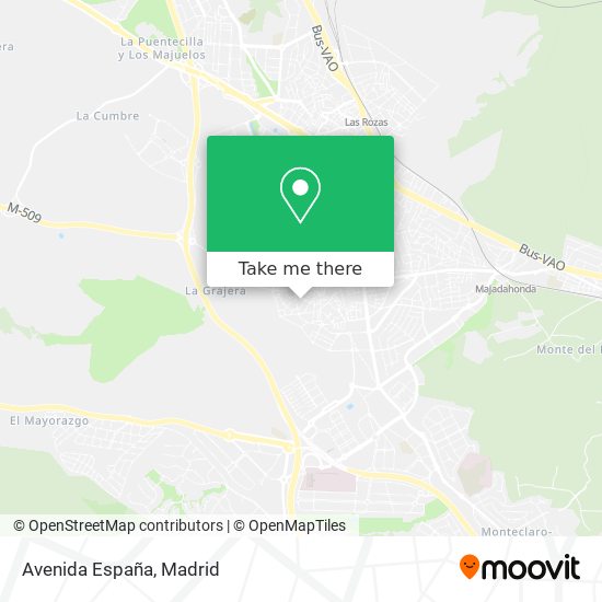 Avenida España map