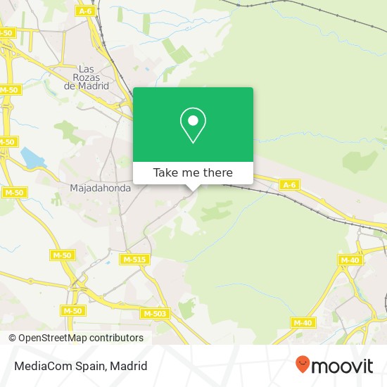 MediaCom Spain map