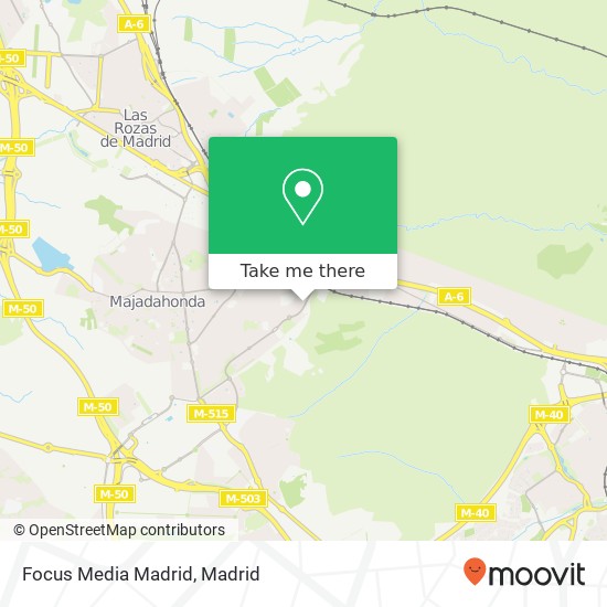 Focus Media Madrid map