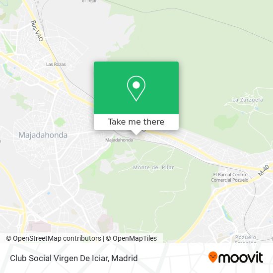 Club Social Virgen De Iciar map