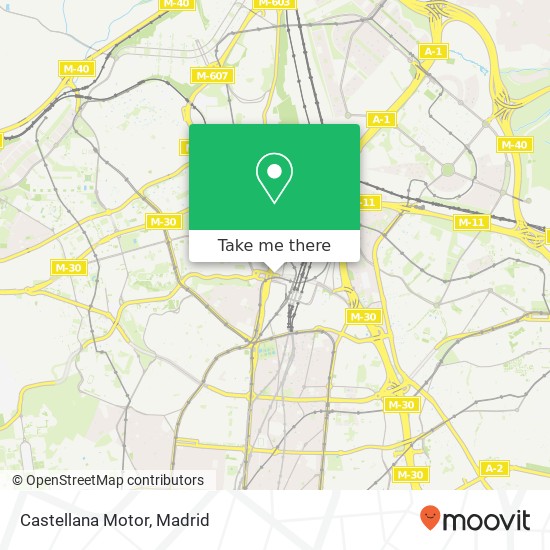 mapa Castellana Motor