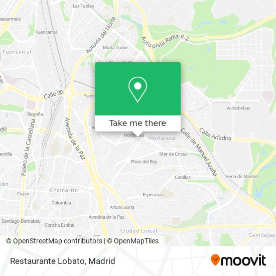 Restaurante Lobato map
