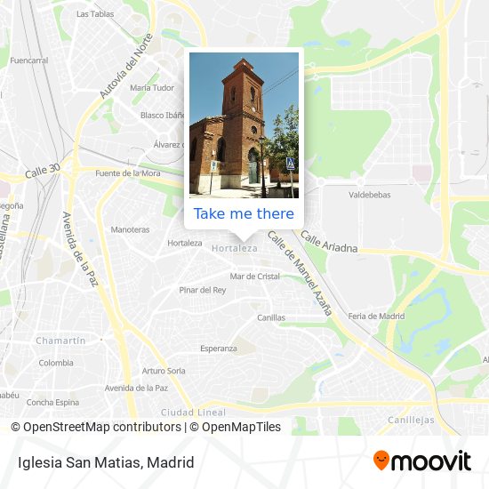 mapa Iglesia San Matias