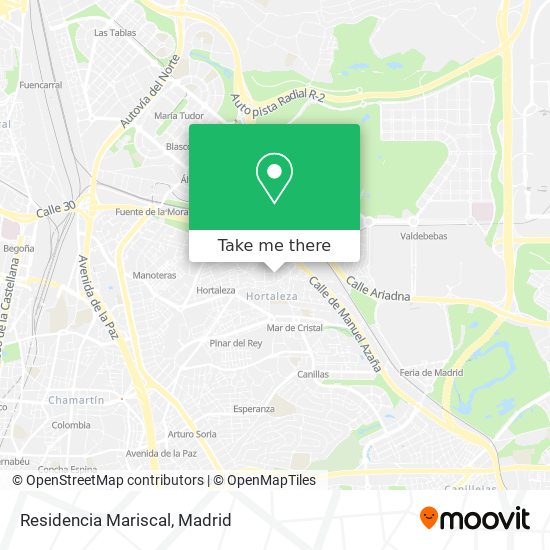 Residencia Mariscal map