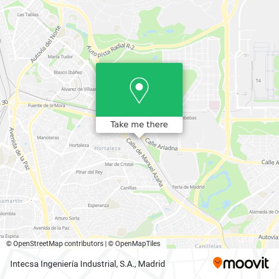 Intecsa Ingeniería Industrial, S.A. map