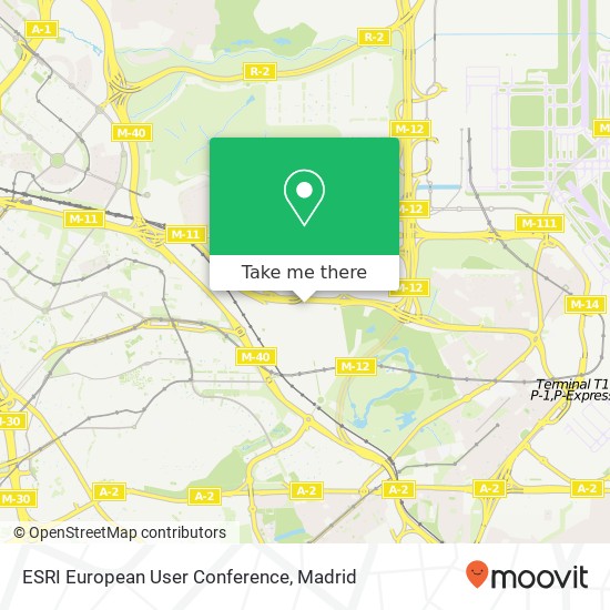 ESRI European User Conference map