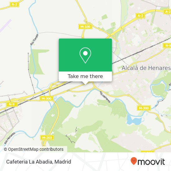 Cafeteria La Abadia map