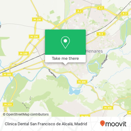 Clinica Dental San Francisco de Alcalá map