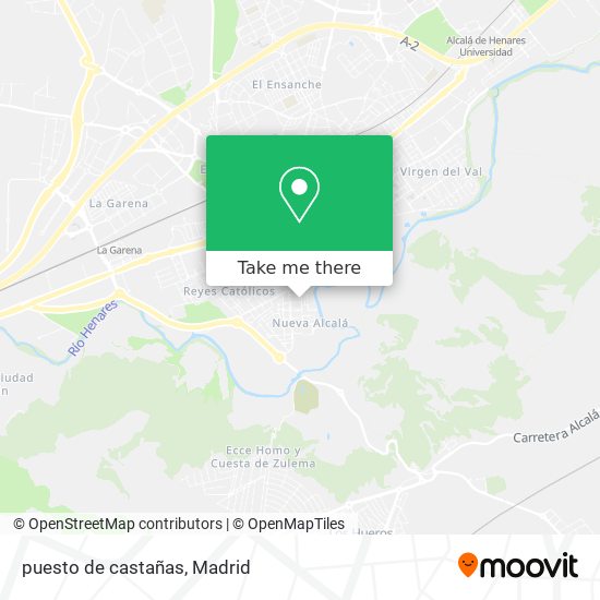 puesto de castañas map