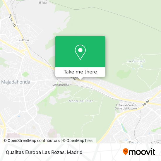 Qualitas Europa Las Rozas map