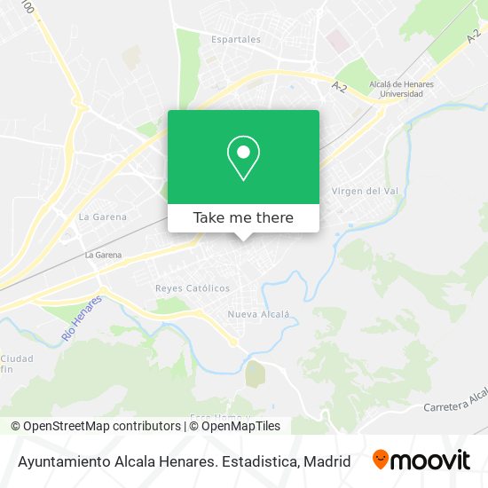 Ayuntamiento Alcala Henares. Estadistica map