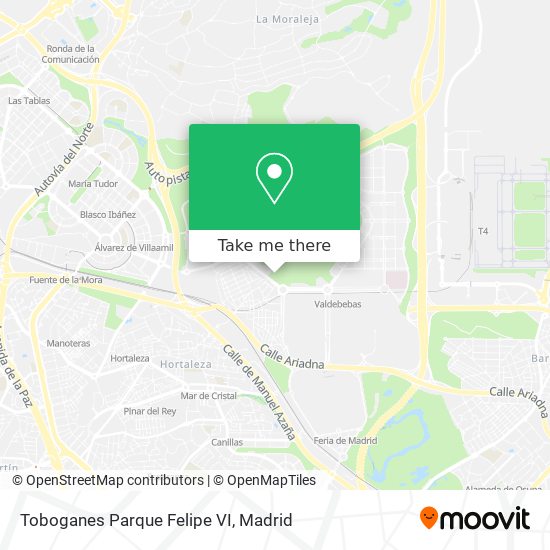 mapa Toboganes Parque Felipe VI