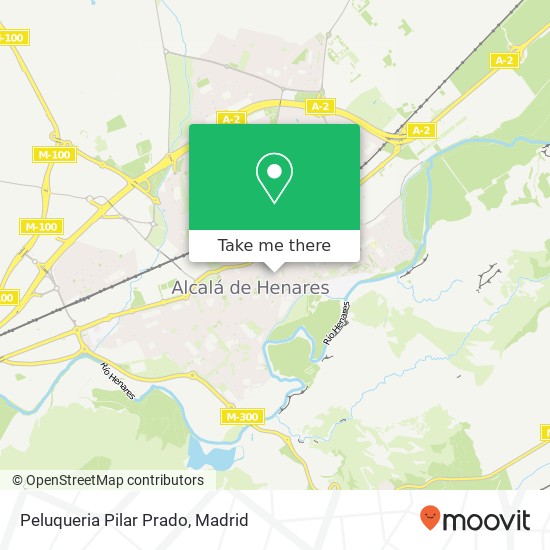 mapa Peluqueria Pilar Prado