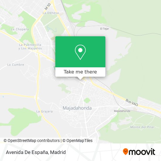 mapa Avenida De España