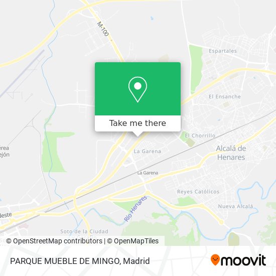 PARQUE MUEBLE DE MINGO map