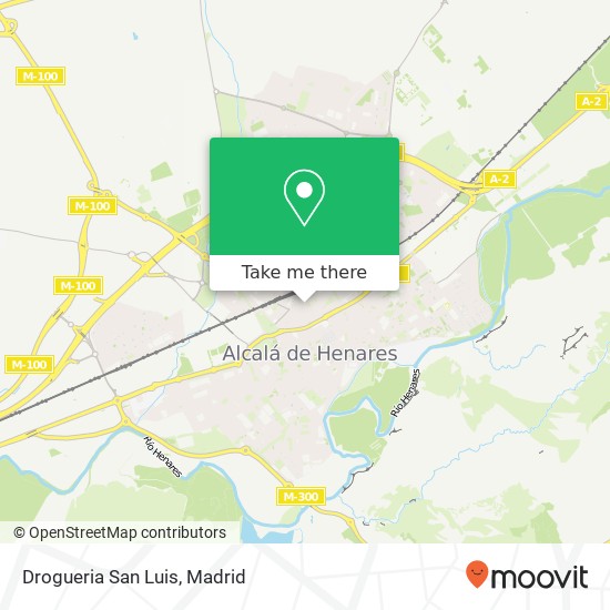 mapa Drogueria San Luis