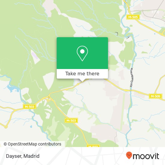 mapa Dayser