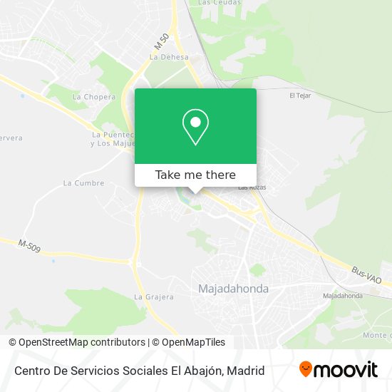 Centro De Servicios Sociales El Abajón map