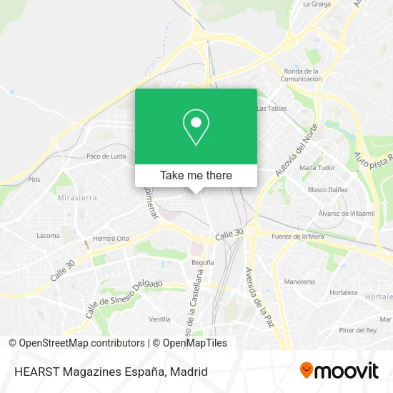 HEARST Magazines España map