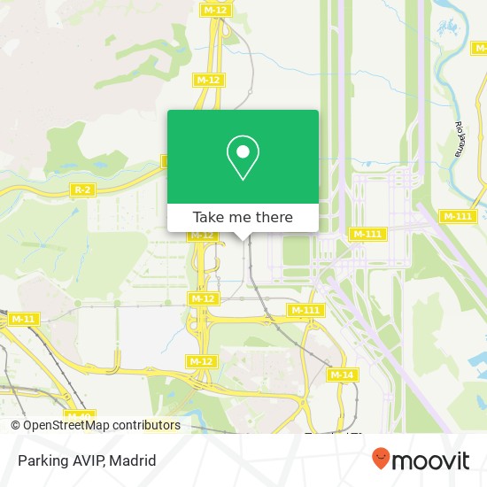 mapa Parking AVIP