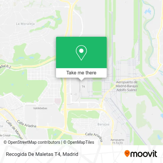 Recogida De Maletas T4 map