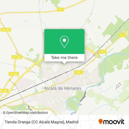 mapa Tienda Orange (CC Alcalá Magna)