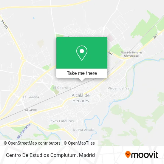 Centro De Estudios Complutum map