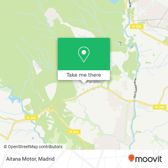 mapa Aitana Motor