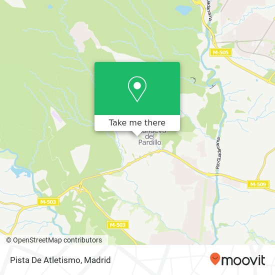 Pista De Atletismo map