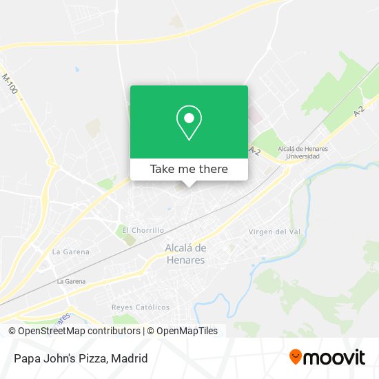mapa Papa John's Pizza