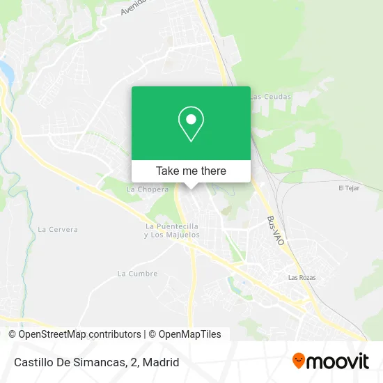 Castillo De Simancas, 2 map