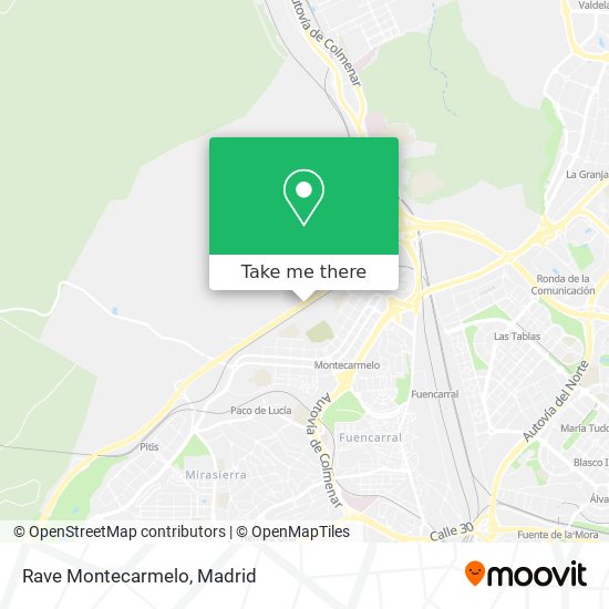 Rave Montecarmelo map