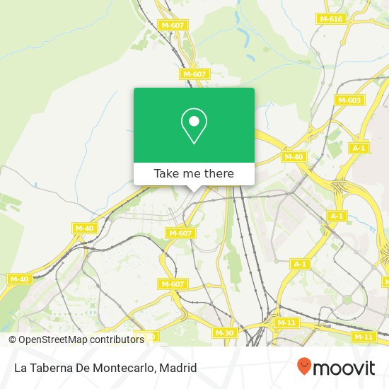 mapa La Taberna De Montecarlo