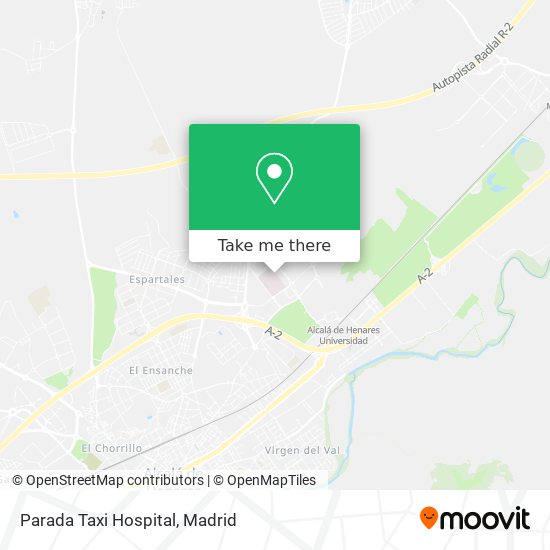 Parada Taxi Hospital map