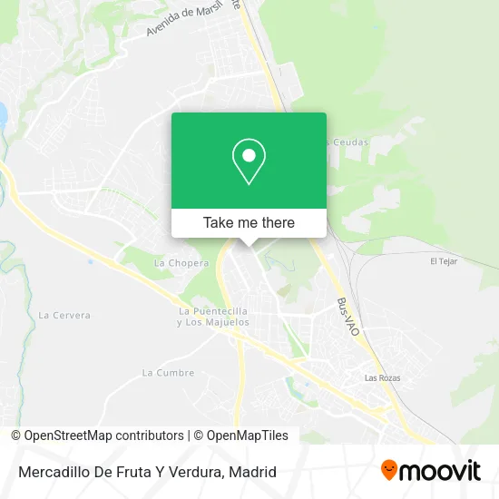 Mercadillo De Fruta Y Verdura map