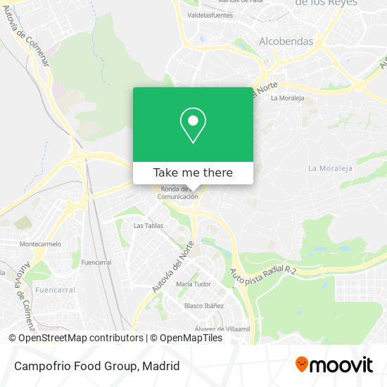 Campofrio Food Group map