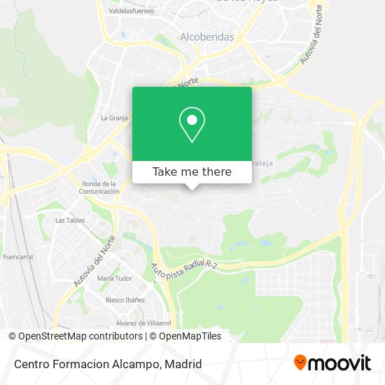 Centro Formacion Alcampo map