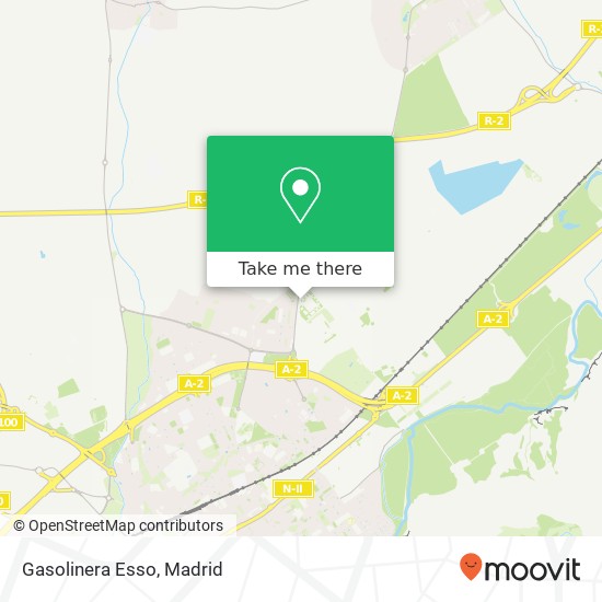 mapa Gasolinera Esso