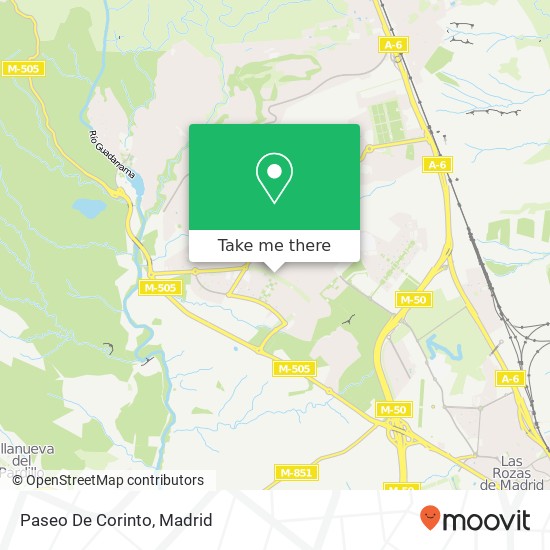 Paseo De Corinto map