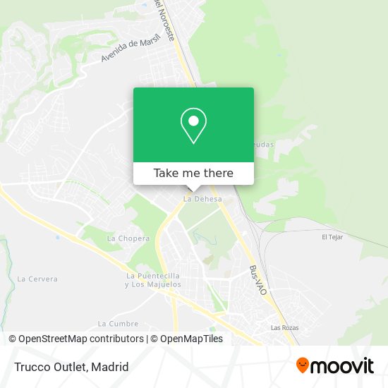 Trucco Outlet map