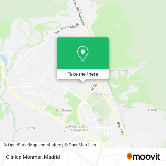 Clinica Monmar map